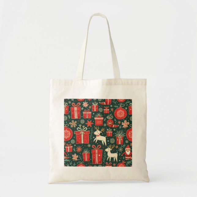 Joli sac éco de Noël (Devant)