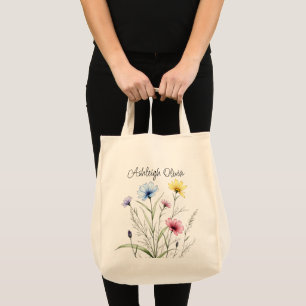 Joli sac fourre-tout de style croquis au crayon de