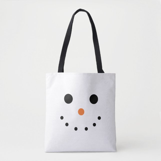 Joli Sac fourre-tout face Snowman (Devant)