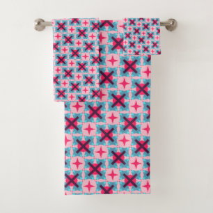 Joli Serviette de bain Motif Rose Star