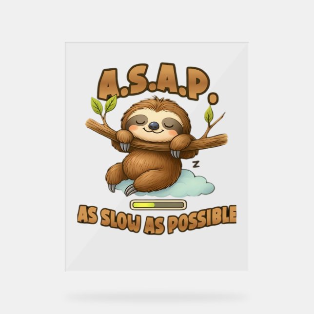 Joli Sloth ASAP - Aussi Lent Que Possible T-Sh Cla (Recto)