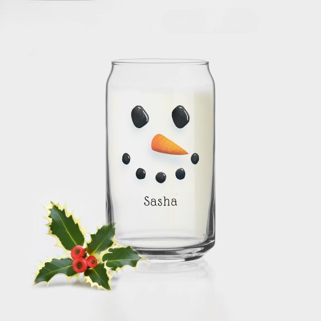 Joli Snowman Noël Personnalisé Lait De Vacances (Créateur téléchargé)