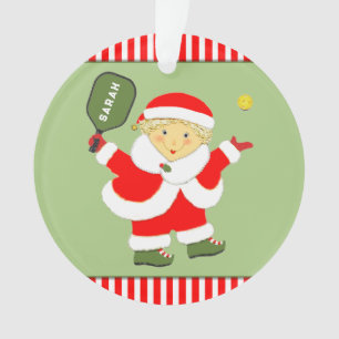 Joli souvenir de Noël de pickleball
