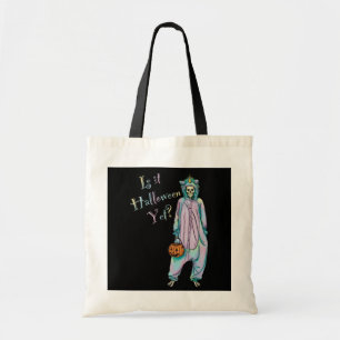 Joli squelette Halloween ou sac de traitement