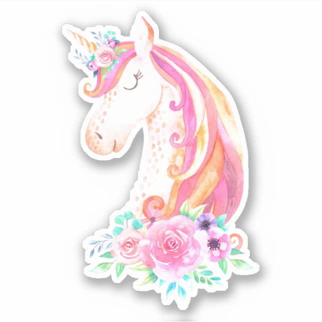 Joli Sticker Unicorn (Devant)