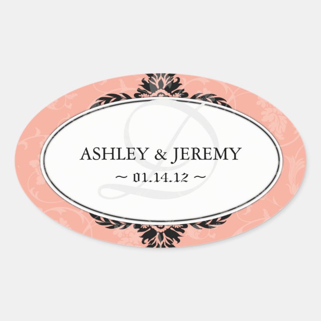 Joli Stickers De Mariage Faveur (Devant)