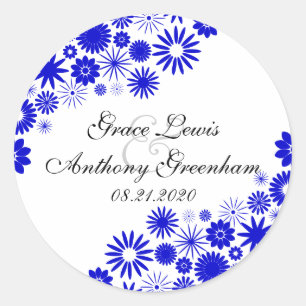 Joli Stickers Royal Blue Florals