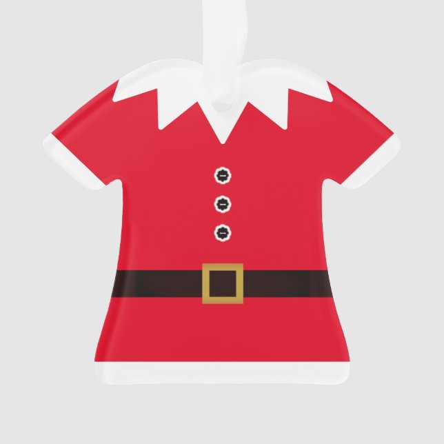 Joli Suit Elf de Noël Figurine personnalisée (devant)