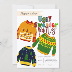 Joli Sweat Sweat Noël Invitation
