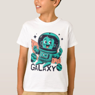 Joli T-Shirt Astronaute Dans L'espace Galaxy Enfan