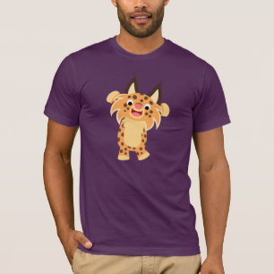 Joli T-shirt Bobcat Spunky Cartoon