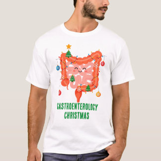 Joli T-Shirt de Gastroentérologie de Noël Intestin
