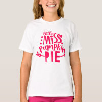 Joli T-shirt de la petite Miss Citrouille Pie Kid