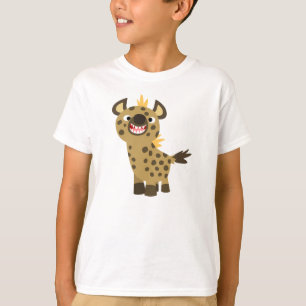 Joli T-shirt enfant Hyena Cartoon souriant