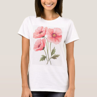 joli t-shirt fleuri