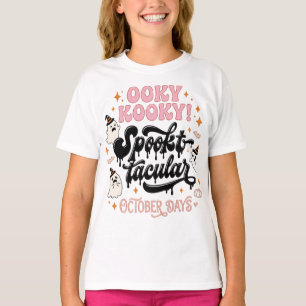 Joli T-shirt Ooky Kooky Spooktacular Halloween pou