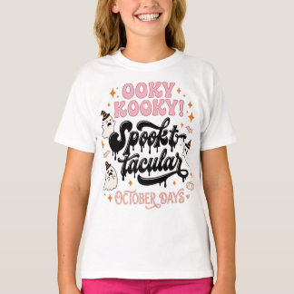 Joli T-shirt Ooky Kooky Spooktacular Halloween pou
