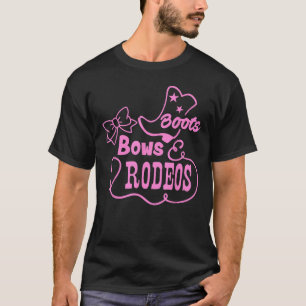 Joli T-Shirt Rodeo Filles Princesse Occidentale Co