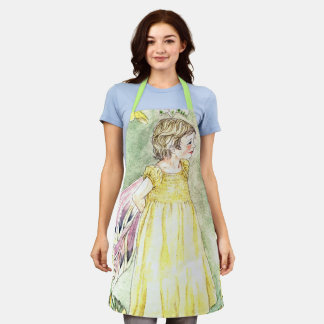 Joli tablier de fée de printemps