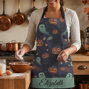 Joli tablier d'Halloween effrayant   Personnaliser