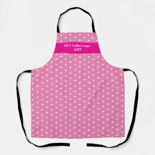 Joli tablier rose personnalisé