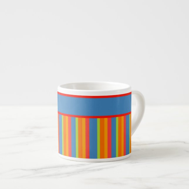 Joli Transat Stripes Espresso Mug (Devant droit)
