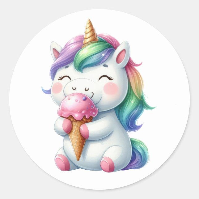Joli Unicorn Pool Stickers (Devant)