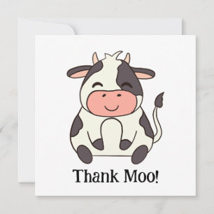 Joli Vache ferme animal Merci Moo!