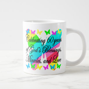 JOLIE 60E ANNIVERSAIRE MUG AVEC PRIÈRE ANNIVERSAIR