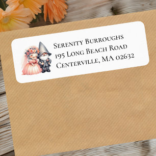 Jolie Adresse de Mariage Orange de Nain de Jardin