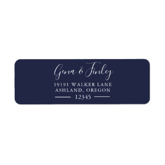 Jolie Adresse de retour simple, moderne et élégant