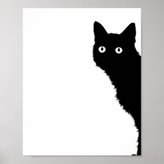 Jolie Affiche de Chat Noir de Côté pour les Amateu