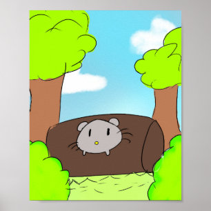 Jolie affiche de souris