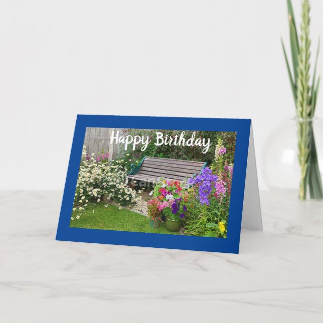 JOLIE ANNIVERSAIRE AVEC BELLE CARTE DE CADRE DE JA (Devant)