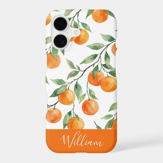Jolie aquarelle, motif personnalisable de citrus