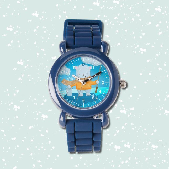 Jolie bande dessinée ours polaire enfant montre pe (Créateur téléchargé)