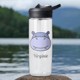Jolie bouteille d'eau Hippo