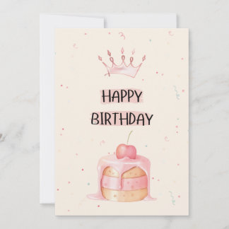 Jolie carte d'anniversaire
