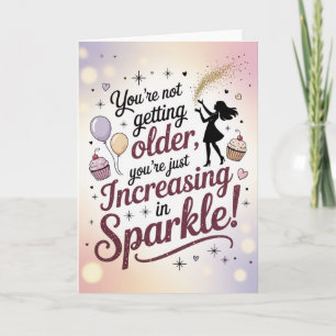 Jolie carte d'anniversaire féminine pour femmes