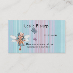 Jolie carte de date de lecture Fairy
