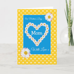 Jolie carte de fête des mères : Daisychains, Pois