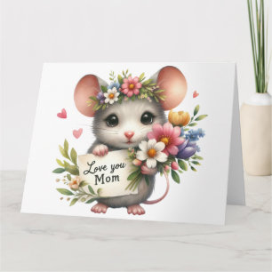 Jolie carte de jour des mères