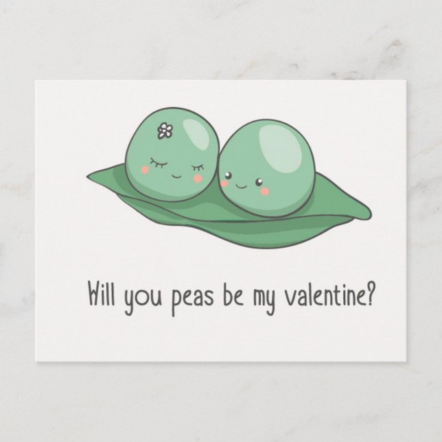Jolie carte de la Saint-Valentin. (Devant)