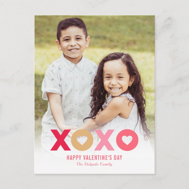 Jolie carte de la Saint-Valentin de couleur modifi (Devant)
