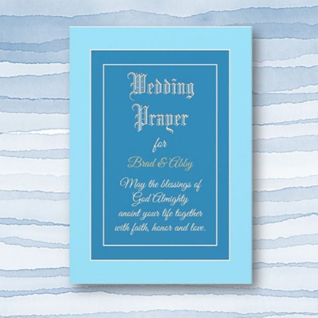 Jolie carte personnalisée de prière Mariage (Créateur téléchargé)
