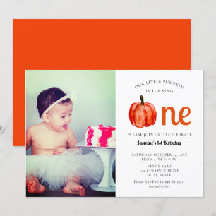 Jolie carte photo bébé premier anniversaire Citrou