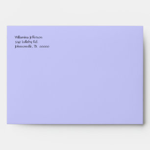 Jolie enveloppe de point Polka Bleu Périwinkle
