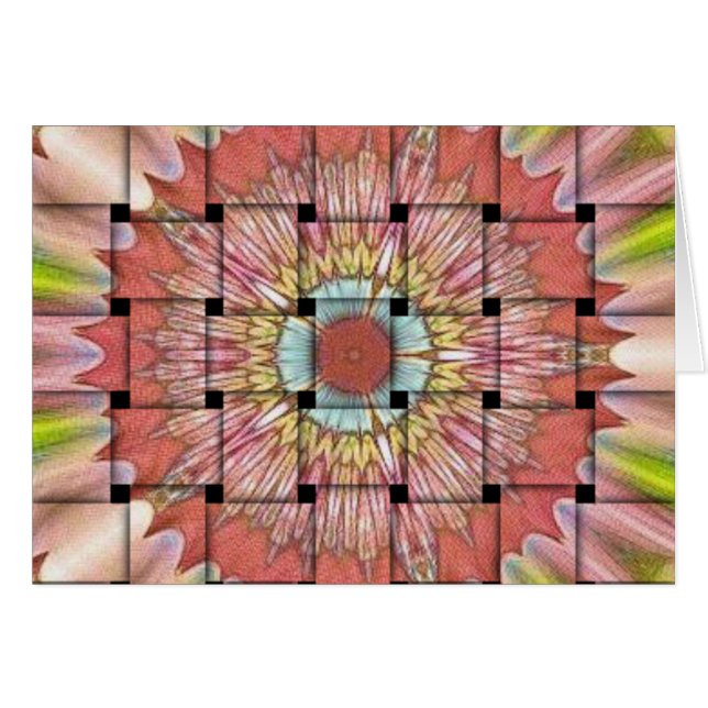 Jolie et belle Afrique colorée Design tissé (Devant horizontal)