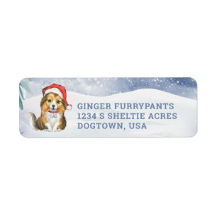 Jolie étagère de Noël Puppy