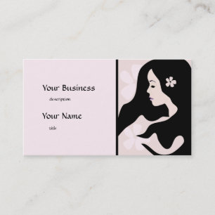 Jolie femme Blush Beauty Carte de visite